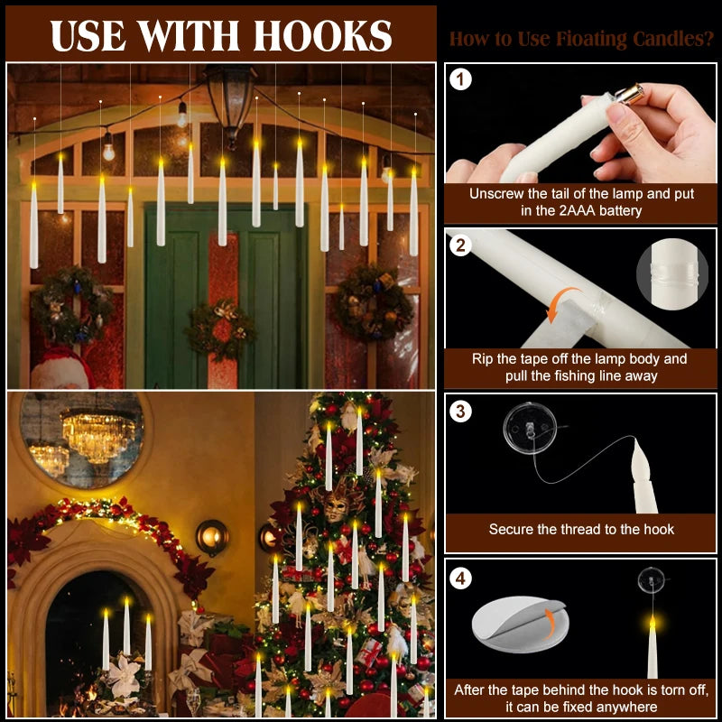 Lumos Candles With Magic Wand