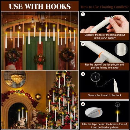 Lumos Candles With Magic Wand