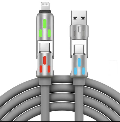 📲⚡ 4-in-1 Super Fast USB Cable