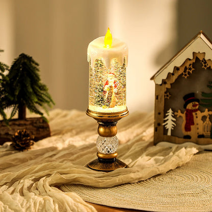 Aanbieding🎅Kerstkaars Nacht Light🕯️