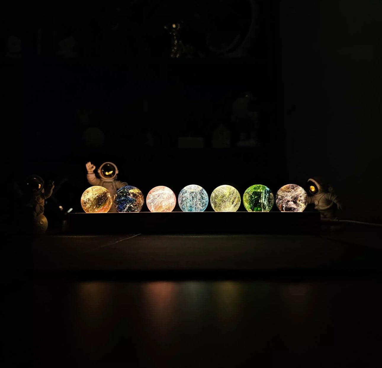 7 Chakra Crystal Sphere Lamp