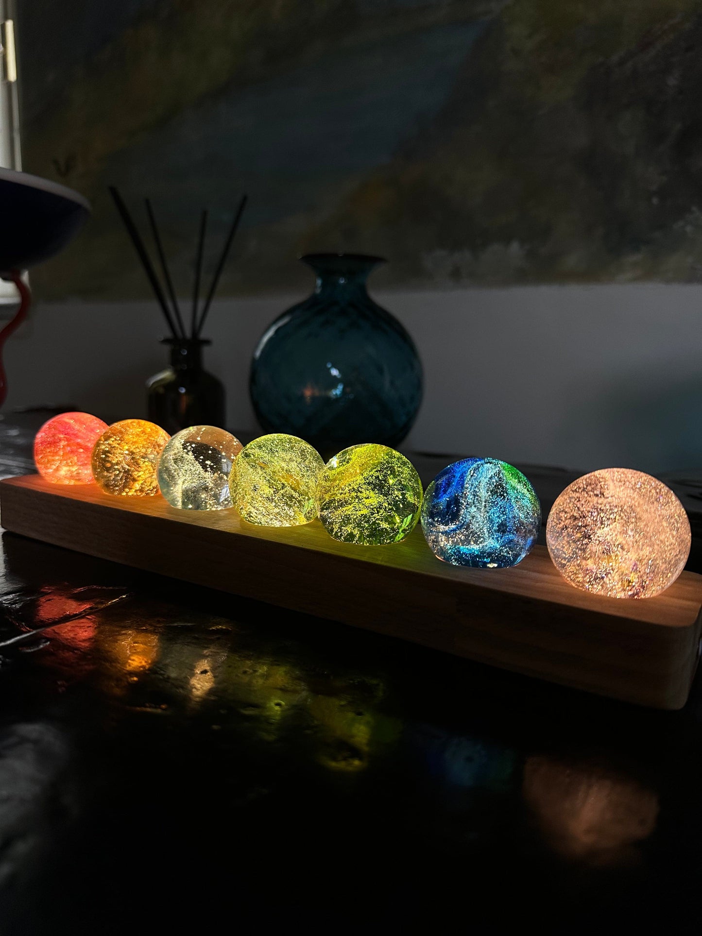 7 Chakra Crystal Sphere Lamp