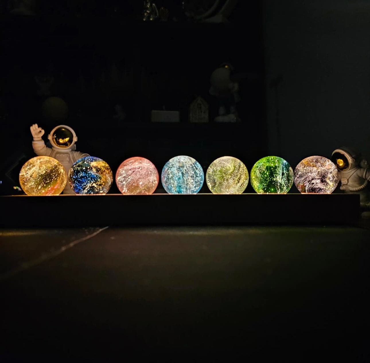 7 Chakra Crystal Sphere Lamp